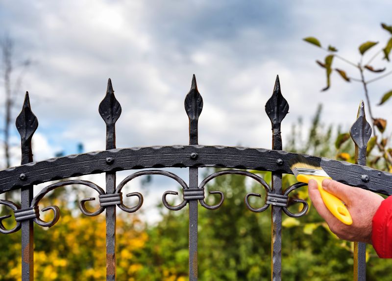 Wrought Iron Fence Cleaning